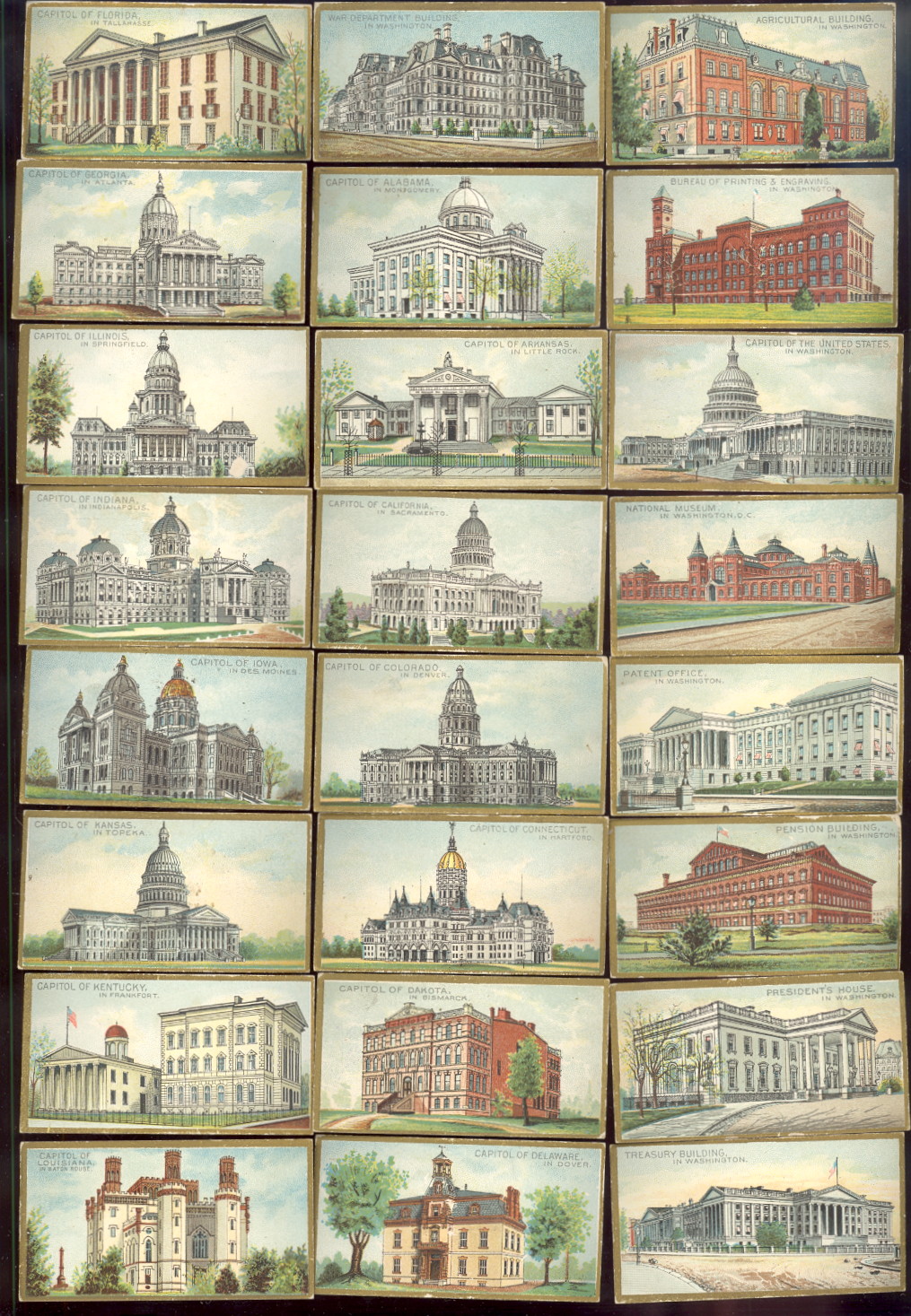 buying old baseball cards and N14 General government and State Capital Buildings of the United States  