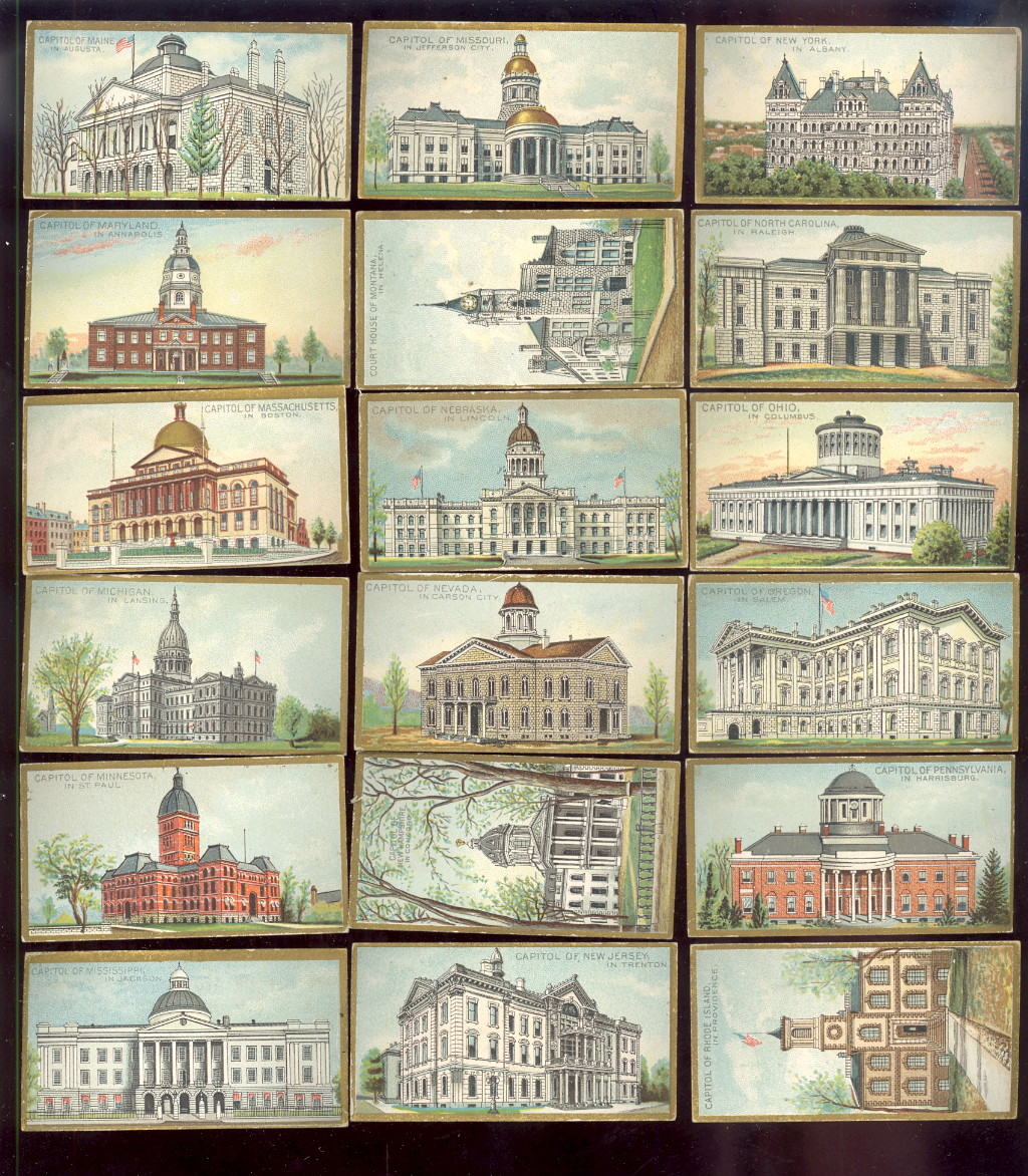 selling old baseball cards and N14 General government and State Capital Buildings of the United States  