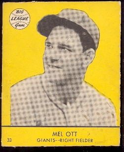 1941 goudey mel ott