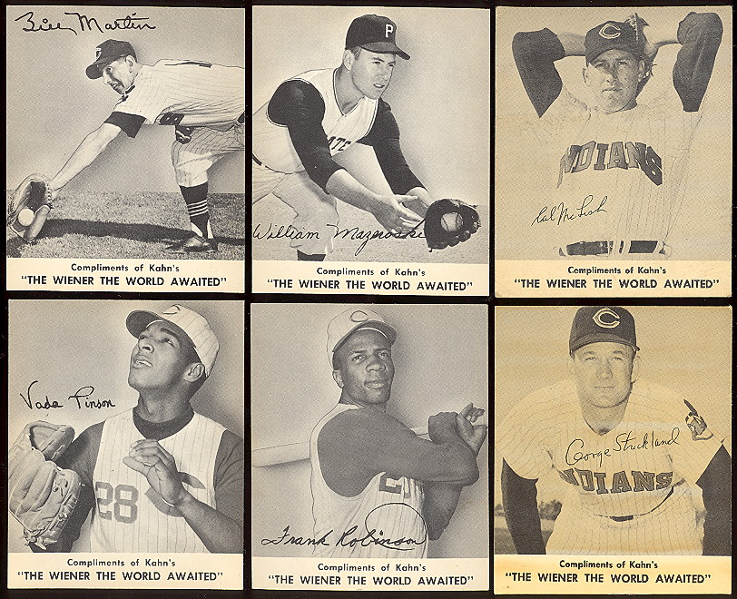 1959 Kahn's Wieners Baseball cards, Buy Baseball Cards | Buy Vintage ...