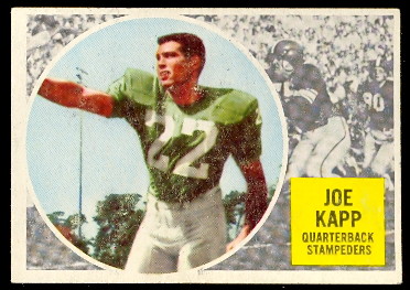 1960 Topps CFL Football Cards