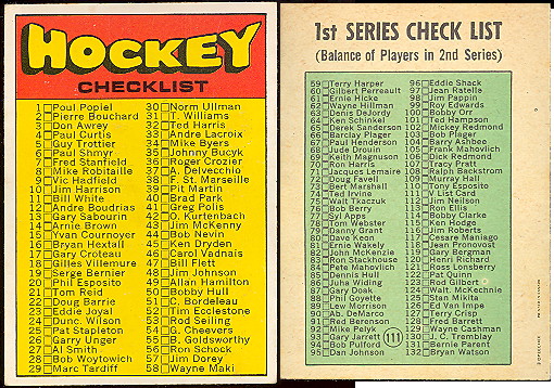 Frank St. Marseille Hockey Cards