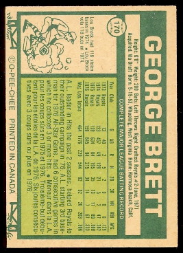 O-Pee-Chee Baseball Cards
