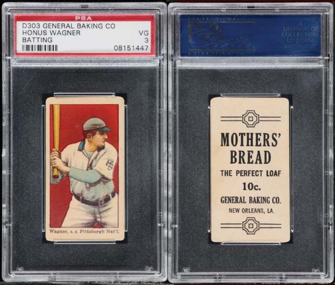 D303 Honus Wagner card