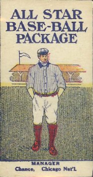  1910 All Star Base-ball package cards . 