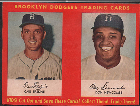 1953-54 Briggs Meats baseball card