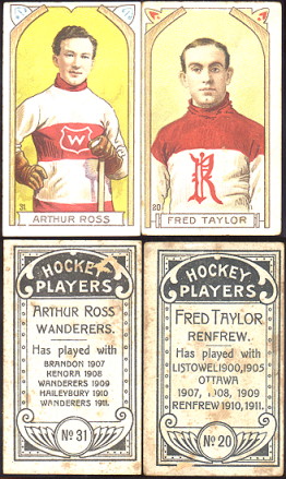 very rare 1911 c55 imperial
tobacco hockey cards