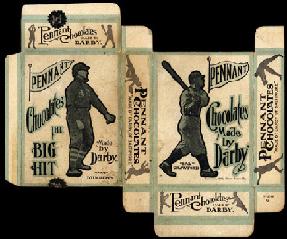 1910 E271 Darby Chocolates baseball card