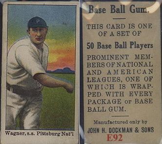 1909 E92 Dockman baseball card