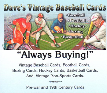 Dave's Vintage Baseball Cards Buy baseball Cards