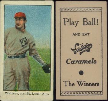 1909-1910 E92 and E104 Nadja Caramel baseball card