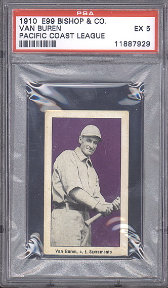 E99 bishops caramel baseball card