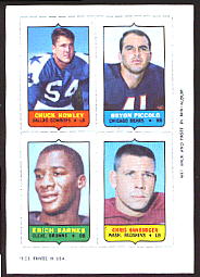 1969 Topps Football Cards