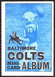 1969 Topps Football Cards