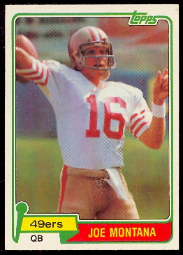 1981 topps football cards