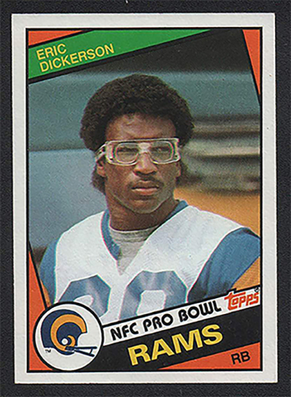 1984 topps football cards