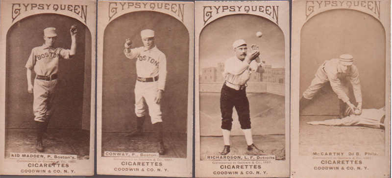 19th century old judge gypsy queen baseball cards