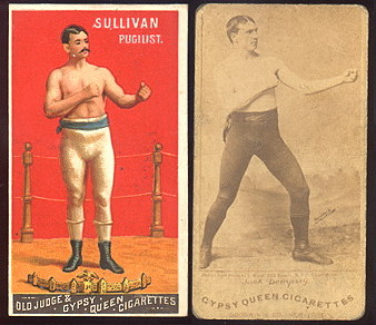 1888 victorian cards n162 john l sullivan boxing card
