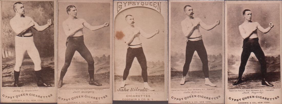 19th century gypsy queen boxing cards