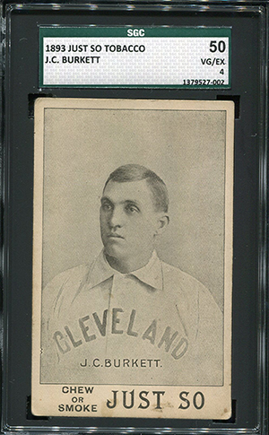 1893 Just So Tobacco Baseball cards