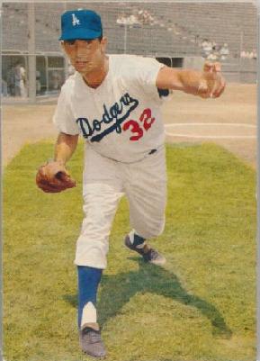 1959-1961 Morrell Meats Sandy Koufax baseball card.