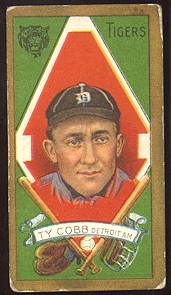 Ty Cobb T205 baseball card, popular tobacco 
card issue