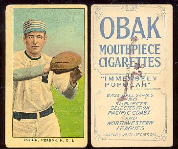 1909-1911 Obak Cigarettes baseball card