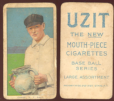 1909-1911 T206 Uzit cigarettes baseball card 