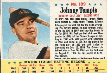 1963 Post Cereal baseball cards, Buy Baseball Cards | Buy Vintage ...