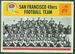 49ers Team Card