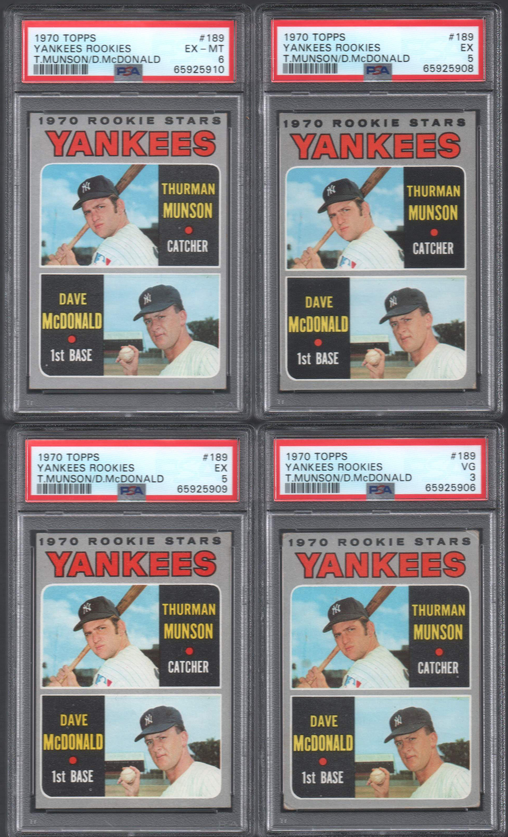 Buy Thurman Munson Baseball Cards, Sell Thurman Munson Baseball Cards,  Dave's Vintage Baseball Cards