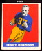 Terry Brennan - ornage ball, jersey numbers & pants