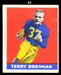 Terry Brennan - yellow jersey numbers & pants