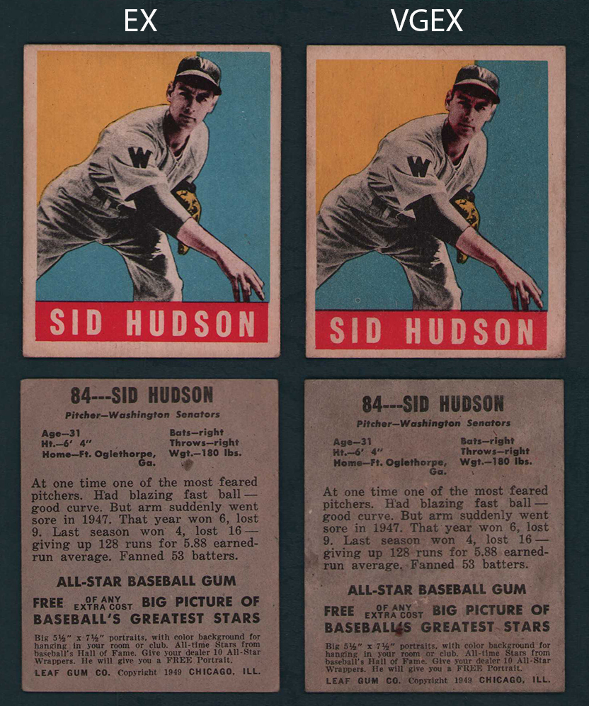  1948 Leaf # 72 Hank Edwards Cleveland Indians (Baseball Card)  PSA PSA 6.00 Indians : Collectibles & Fine Art