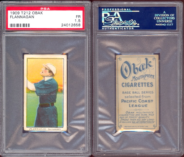 1909 T212 Obak baseball cards, Buy Baseball Cards Buy Vintage